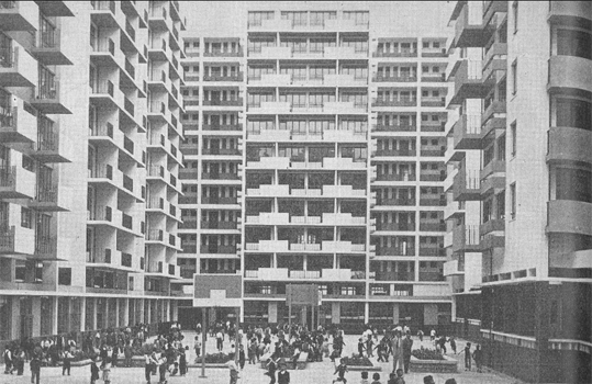 北角邨(圖片來源:Hong Kong Housing Authority Annual Report, 1953-1954)